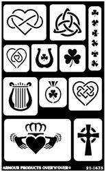 Over 'n' Over Celtic Stencil