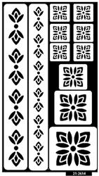 Over 'N' Over Square Flower