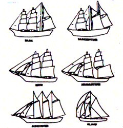 Suncatcher patterns - Ships (D-49)
