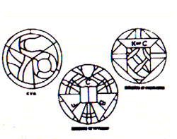 Suncatcher patterns - Religious and Fraternal (D-71)