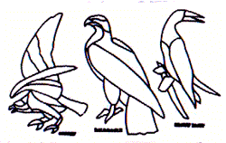 Suncatcher patterns - Audubon's Birds (D-74)