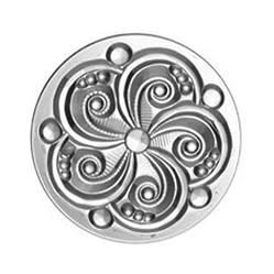35mm Clear Swirl Jewel