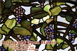 4-week Instructed Open Studio: Mondays 12:30pm - 2:30pm starting December 1, 2025