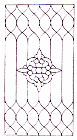 WP-20 Victorian Stained Glass Window Pattern