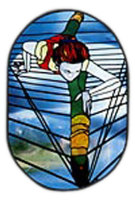 Carolyn Kyle Stained Glass Pattern -  Dancer (CKE-66)