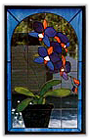 Carolyn Kyle Stained Glass Pattern -  Orchid (CKE-82)