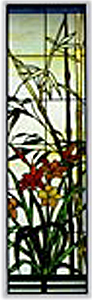 Carolyn Kyle Stained Glass Pattern - Bamboo & Calla Lilies (CKE-54)
