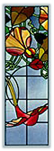 Carolyn Kyle Stained Glass Pattern - Love Bird (CKE-64)