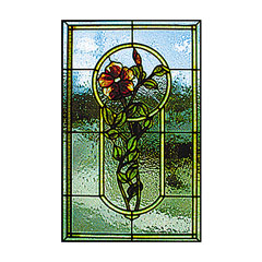 Carolyn Kyle Stained Glass Pattern - The Wild Rose (CKE-136)