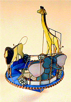 W-D Stained Glass Circus Parade Music Box Kit