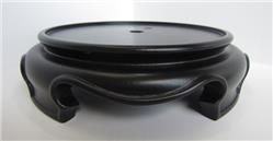 Black 6" Decorative Lamp Base Bottom, with lip