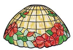 Glass Package for Wild Rose 20" Globe Lampshade Pattern #6251