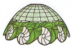 Glass Package for Snail 20" Globe Lampshade Pattern # 6269