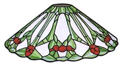 18" Cone Berries Stained Glass Lampshade Pattern