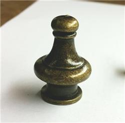 Antique Brass Plated 1-1/4" Finial