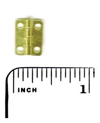 Tiny brass hinge (3/8"W x 1/2"H)
